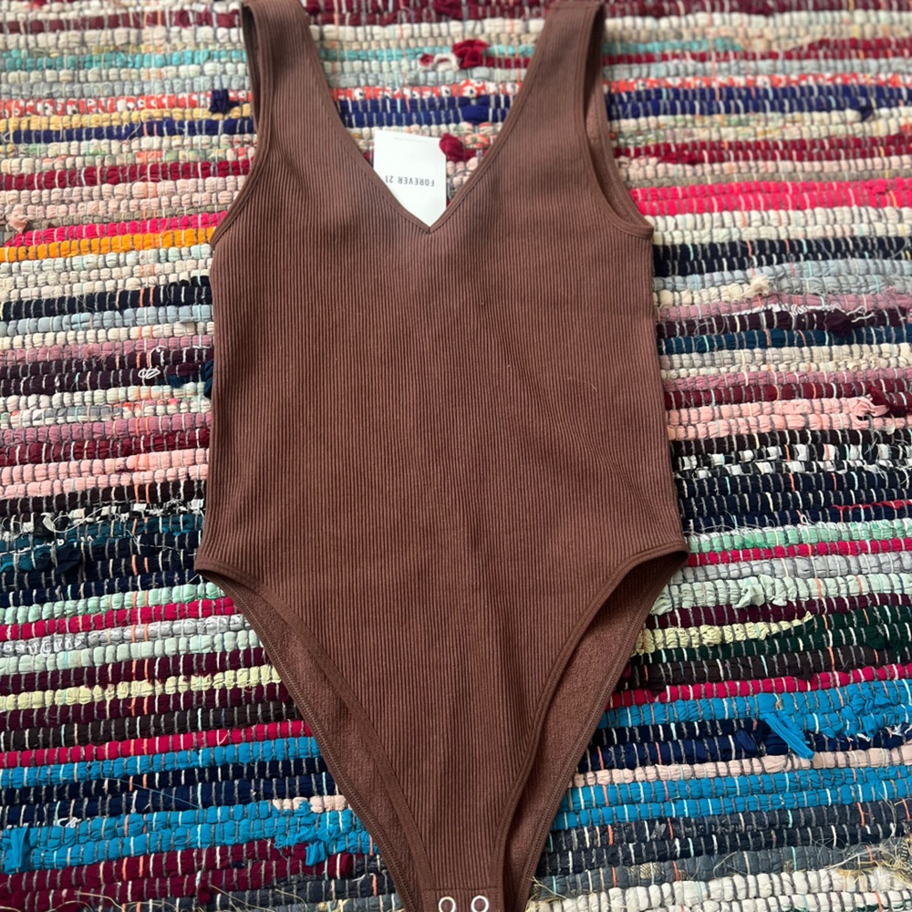 Forever 21 Brown Bodysuit - NWT